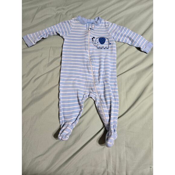 Garanimals 3 to 6 months striped sleeper - Picture 1 of 5